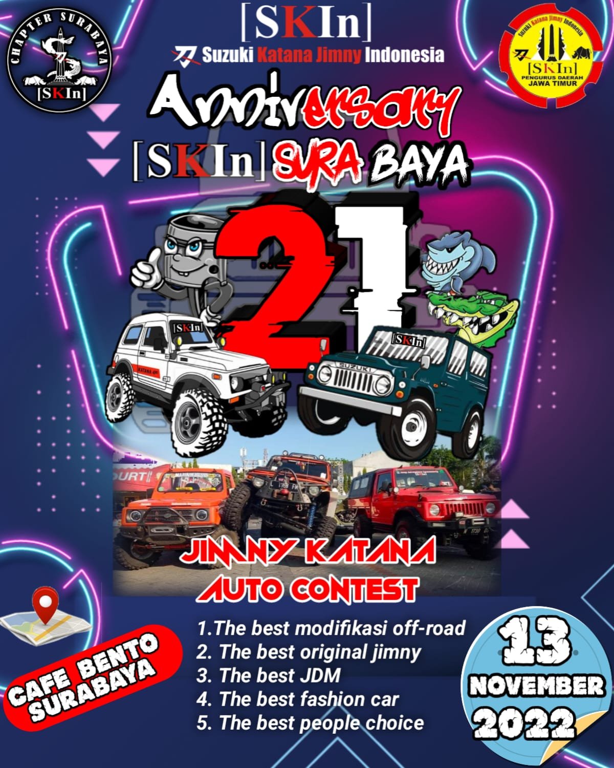 Anniversarry Mother Chapter Skin Surabaya ke 21