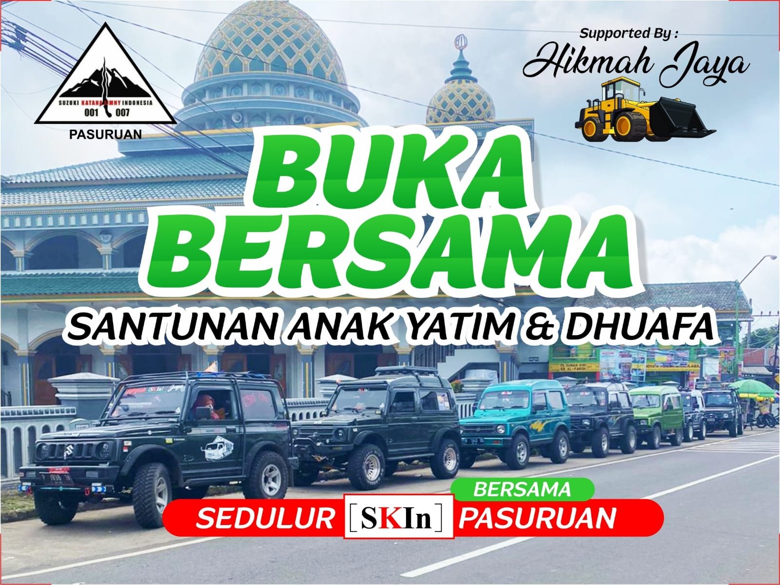 Buka Bersama  & Santunan Anak Yatim Skin Pasuruan