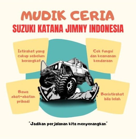 Mudik Ceria Suzuki Katana Jimny Indonesia