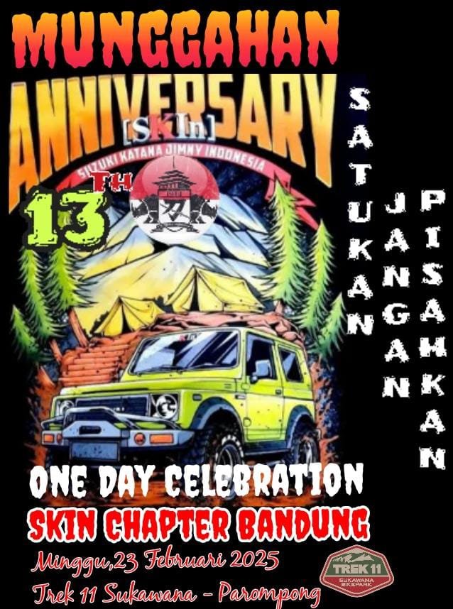 ANNIVERSARY SKIN CHAPTER BANDUNG YANG KE 13 TAHUN