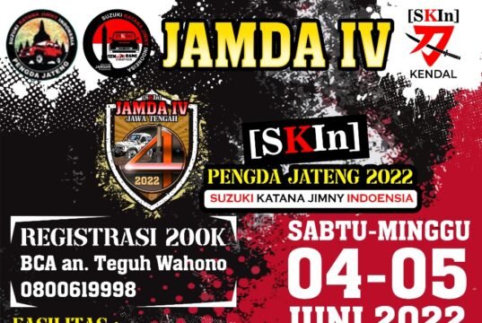 Jamda IV SKIn Pengda Jateng, di gelar Juni 2022 Jamda SKIn Jawa Tengah